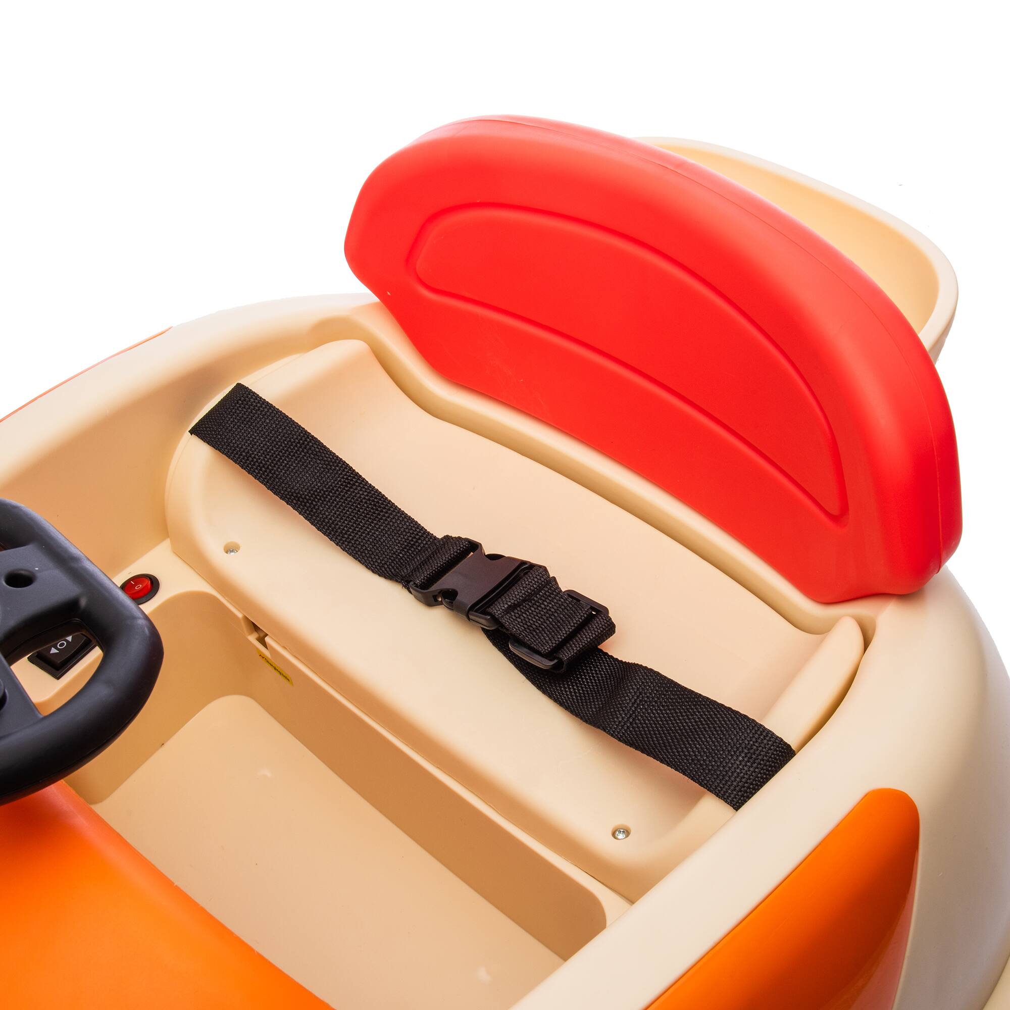 Alt View 2. Aukfa - 12V Kids Ride On Bumper Car - Parent Remote Control, 360° Rotation, Bluetooth, LED Lights, Anti-Rollover for Ages 2-5.