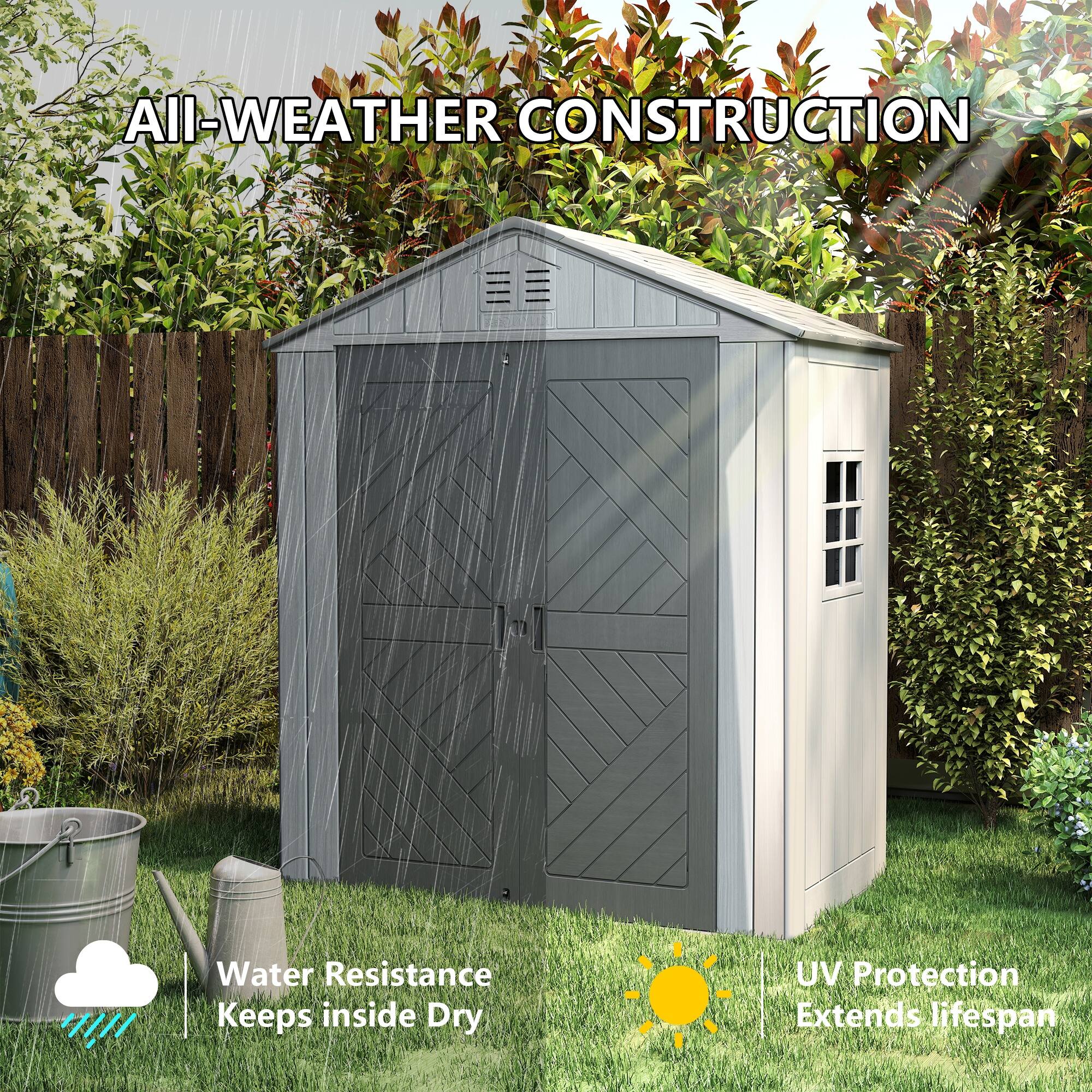 All-Weather Construction  
Water Resistance Keeps Inside Dry  
UV Protection Extends Lifespan