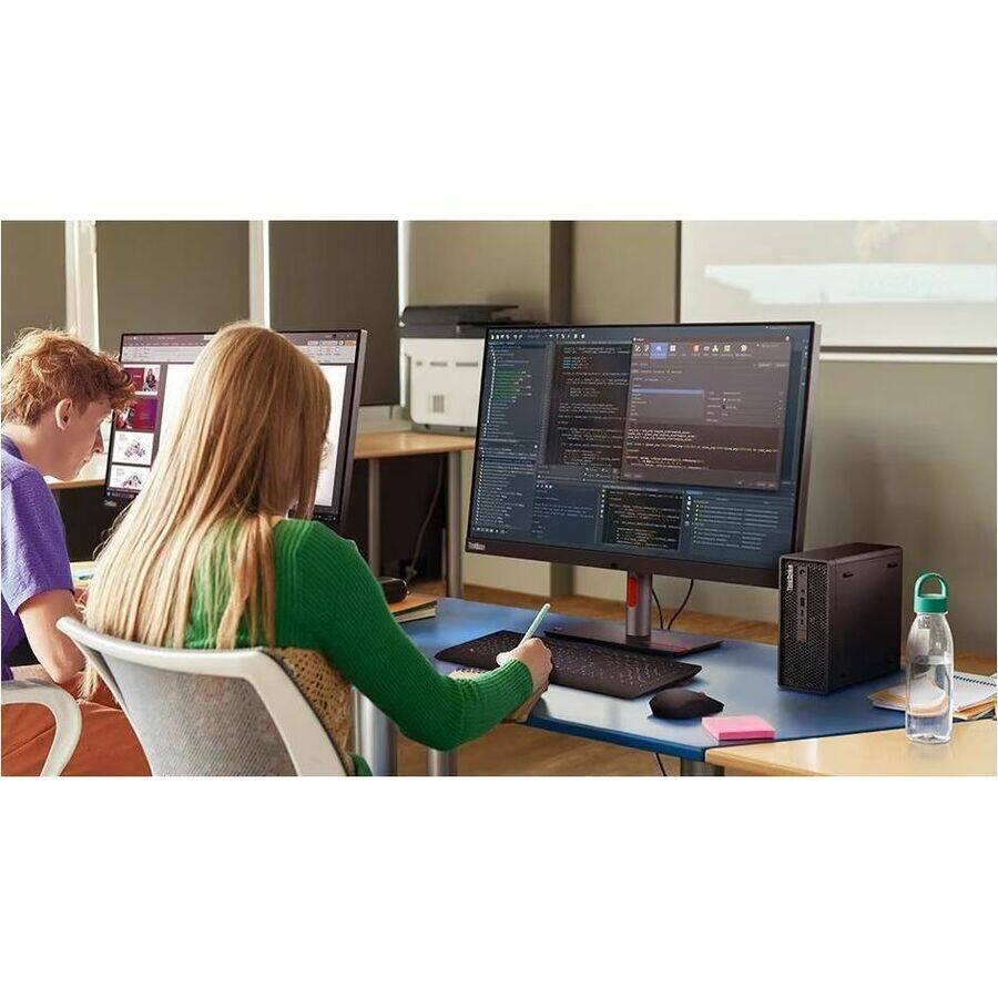 Alt View 2. Lenovo - Lenovo ThinkStation P3 Ultra Gen 2 30J5005MUS Workstation - 1 x Intel Core Ultra 9 285 - 64 GB - 2 TB SSD - Small Form - Black.