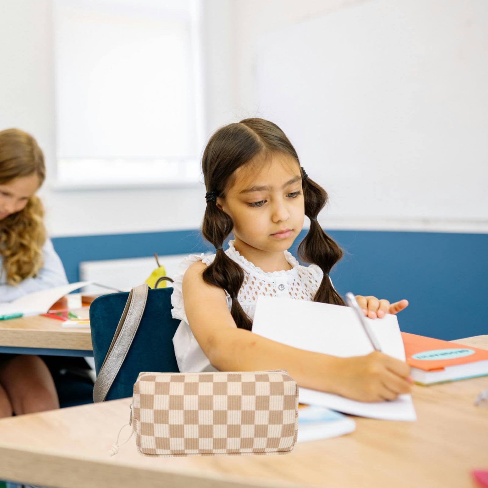 Alt View 3. Paradigms Interiors - Cute Pencil Case For Pouch Pen Box Bag Holder School Students - Police Car.