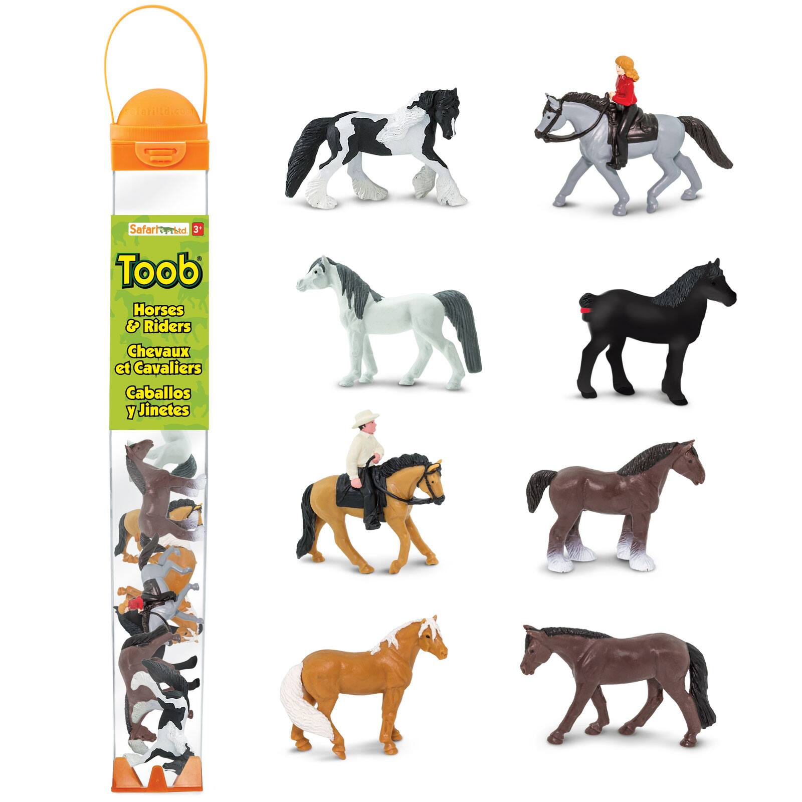 Toob Horses & Riders  
Chevaux et Cavaliers  
Caballlos y Jinetes