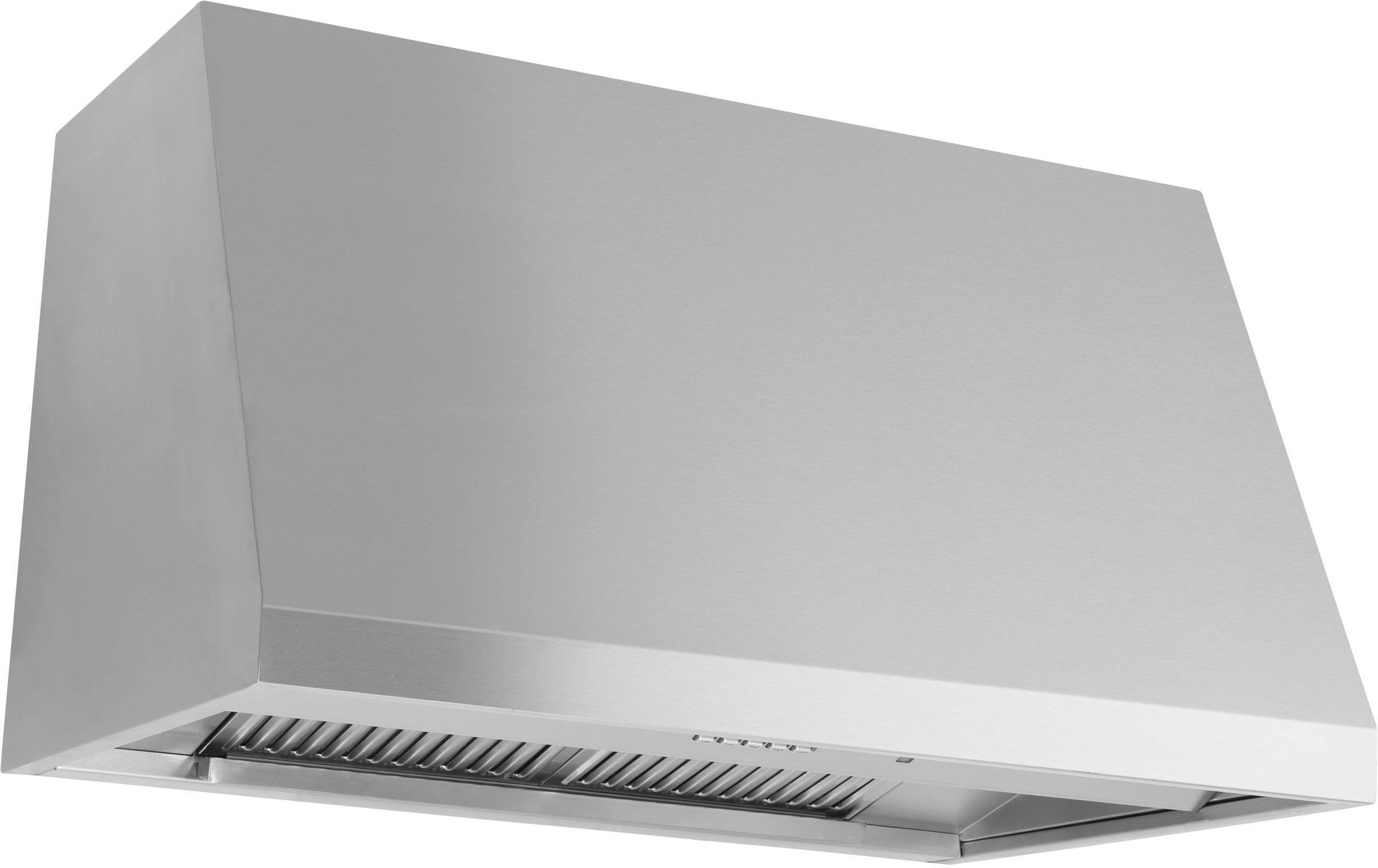 Alt View 2. GE Profile - 36" Convertible Range Hood - Stainless Steel.
