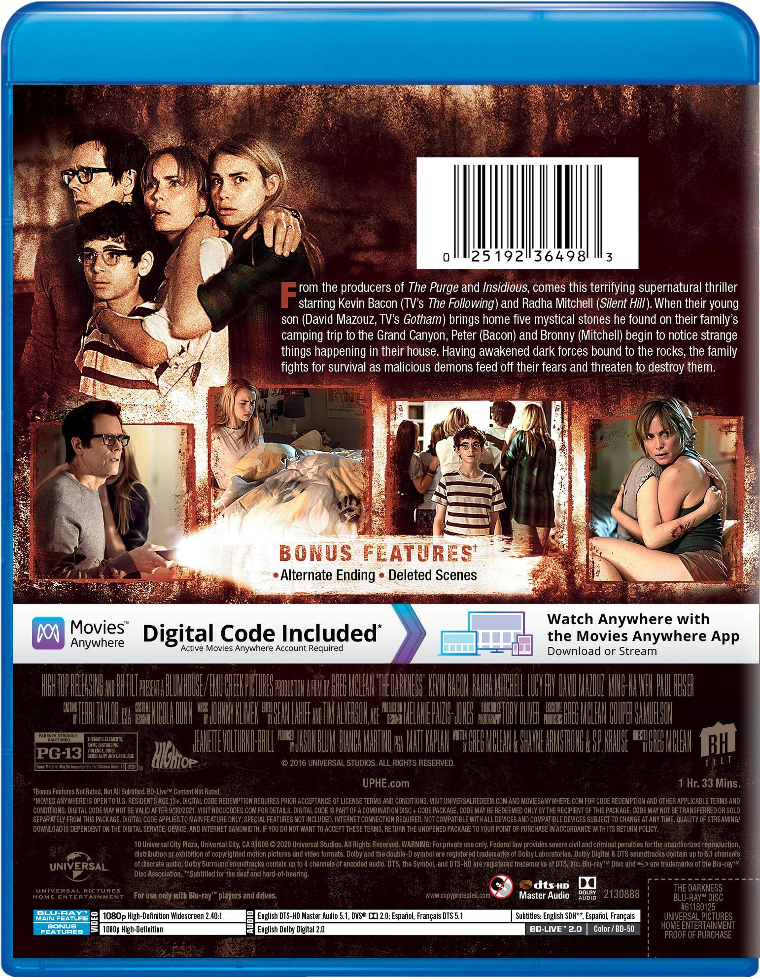 Angle. The Darkness (Blu-ray + Digital HD) [Blu-ray].