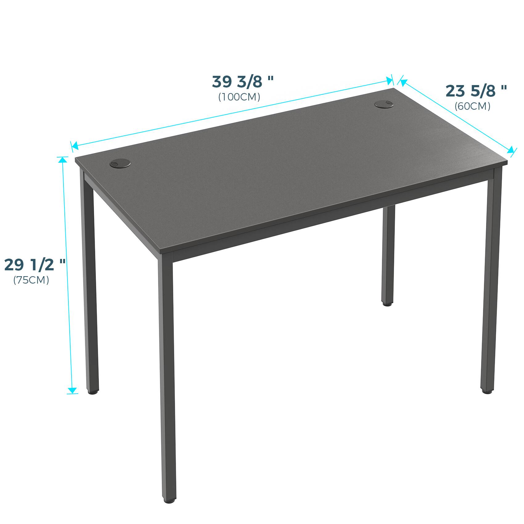 39 3/8" (100CM)  
23 5/8" (60CM)  
29 1/2" (75CM)