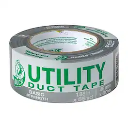 Duck - Utility Duct Tape, 1.88" x 55 yds., Silver (DX660/242946) - Gray/Silver