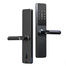 Cluzine - One-Touch Open Smart Lock,Fingerprint,Password,Card Unlock,For Home,Apartment,Office,Security Door