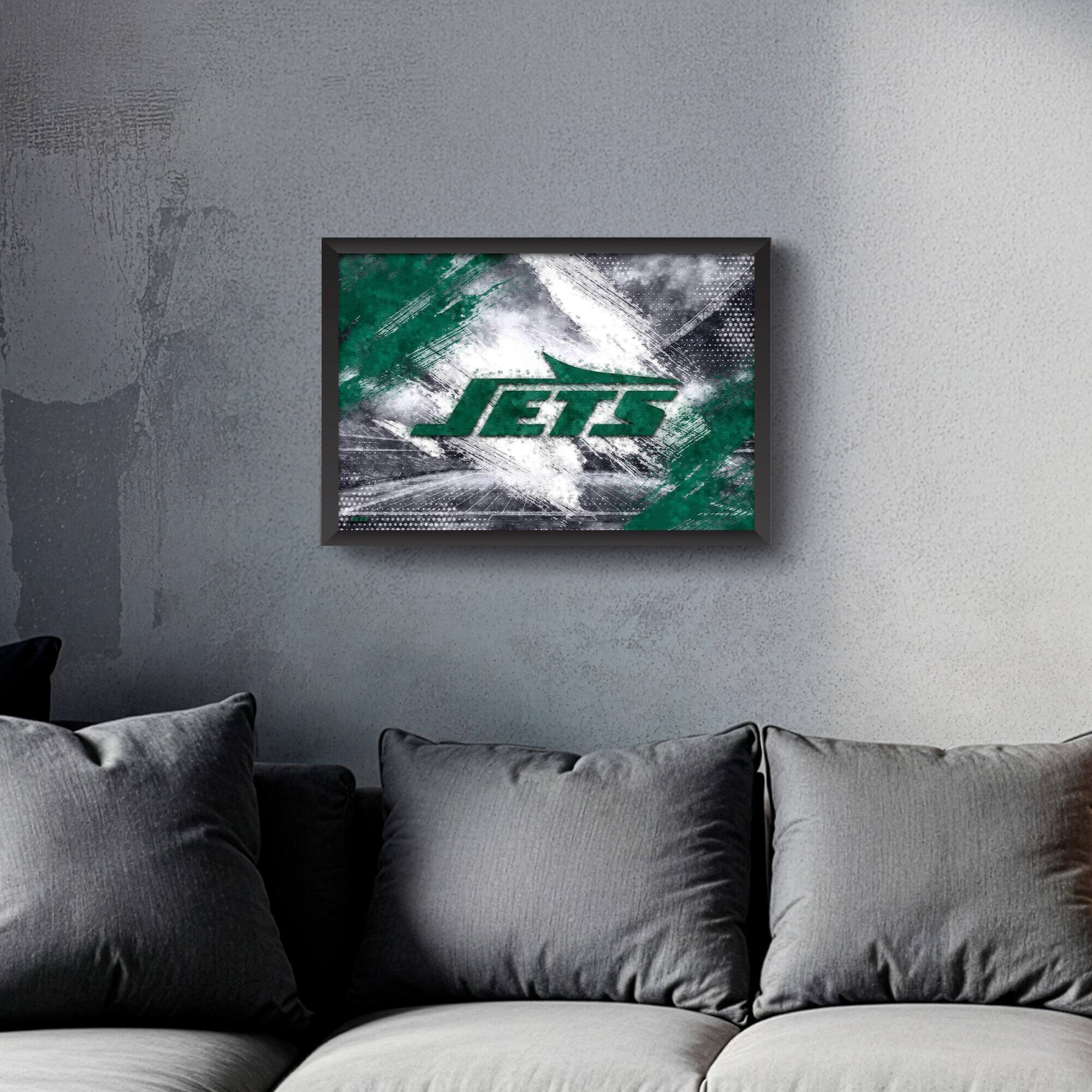 Alt View 1. Sporticulture - 27" x 39" Brush Stroke Logo Framed Art Print - Multicolor.