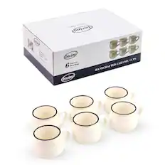 DAS erino Ihat Fic Kitutum bacimi bacimi CUPS Exprese Mour- CERAMIC 6 Mini HANDCRAFTED bacimi