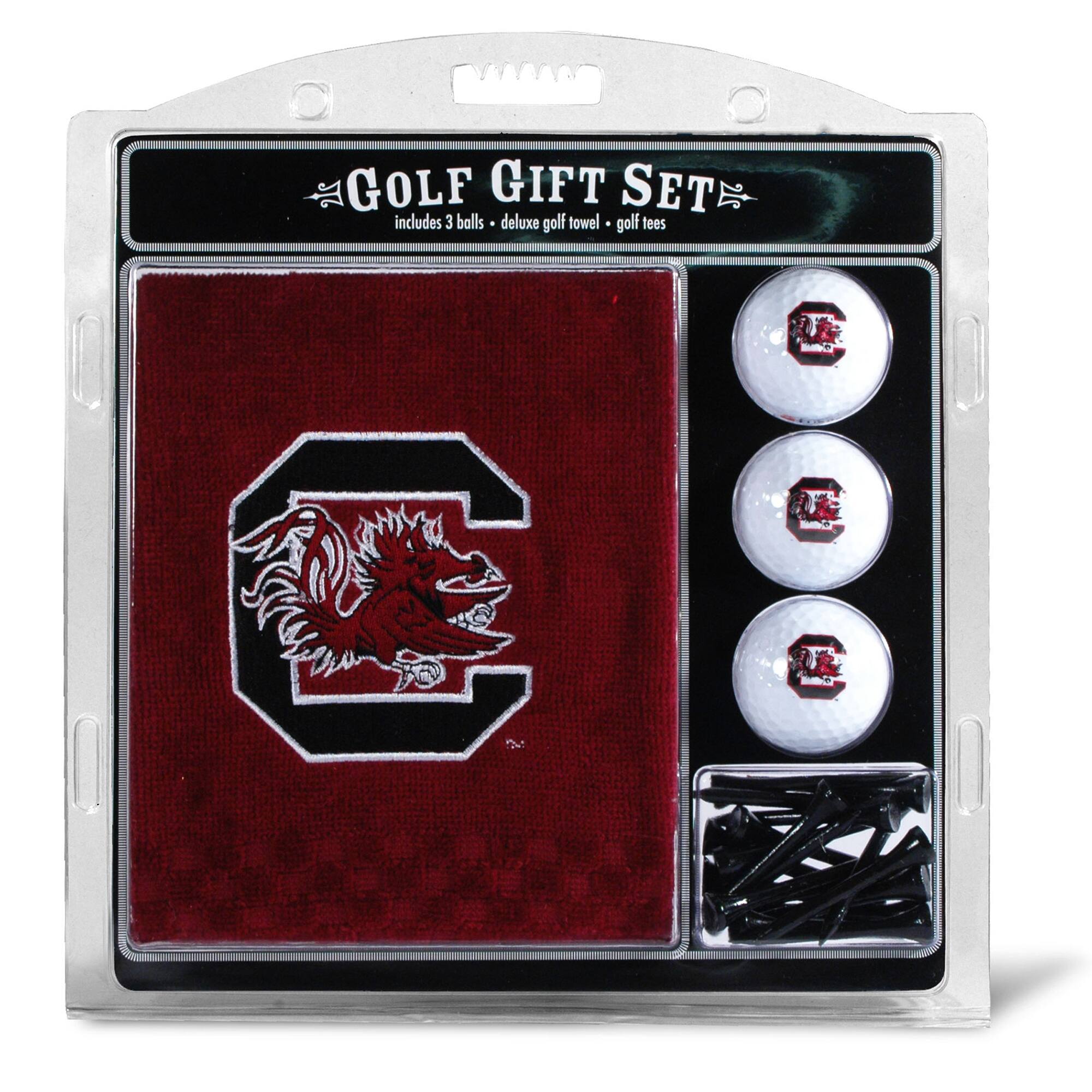 GOLF GIFT SET  
includes 3 balls • deluxe golf towel • golf tees
