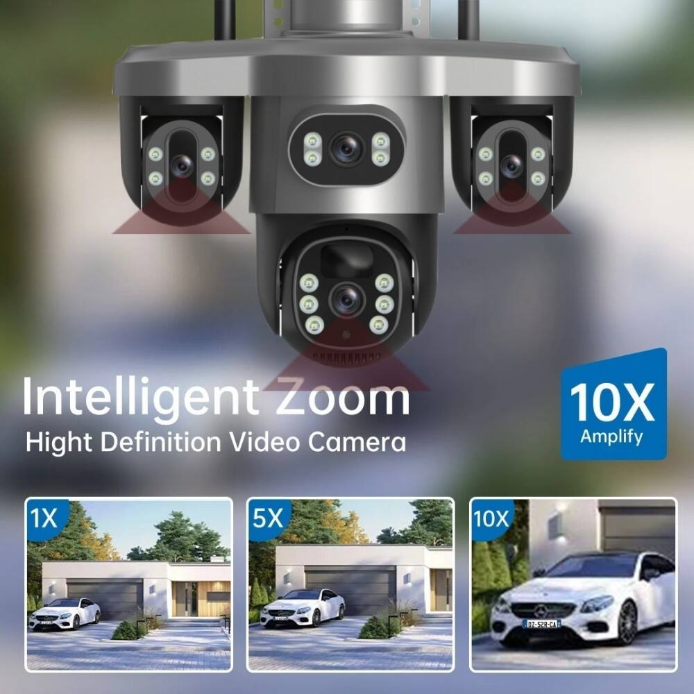 Intelligent Zoom  
High Definition Video Camera  
10X Amplify  
1X 5X 10X  

1X  
5X  
10X