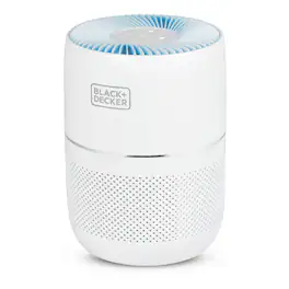 Black+Decker - Air Purifier with Indicator Lights - White