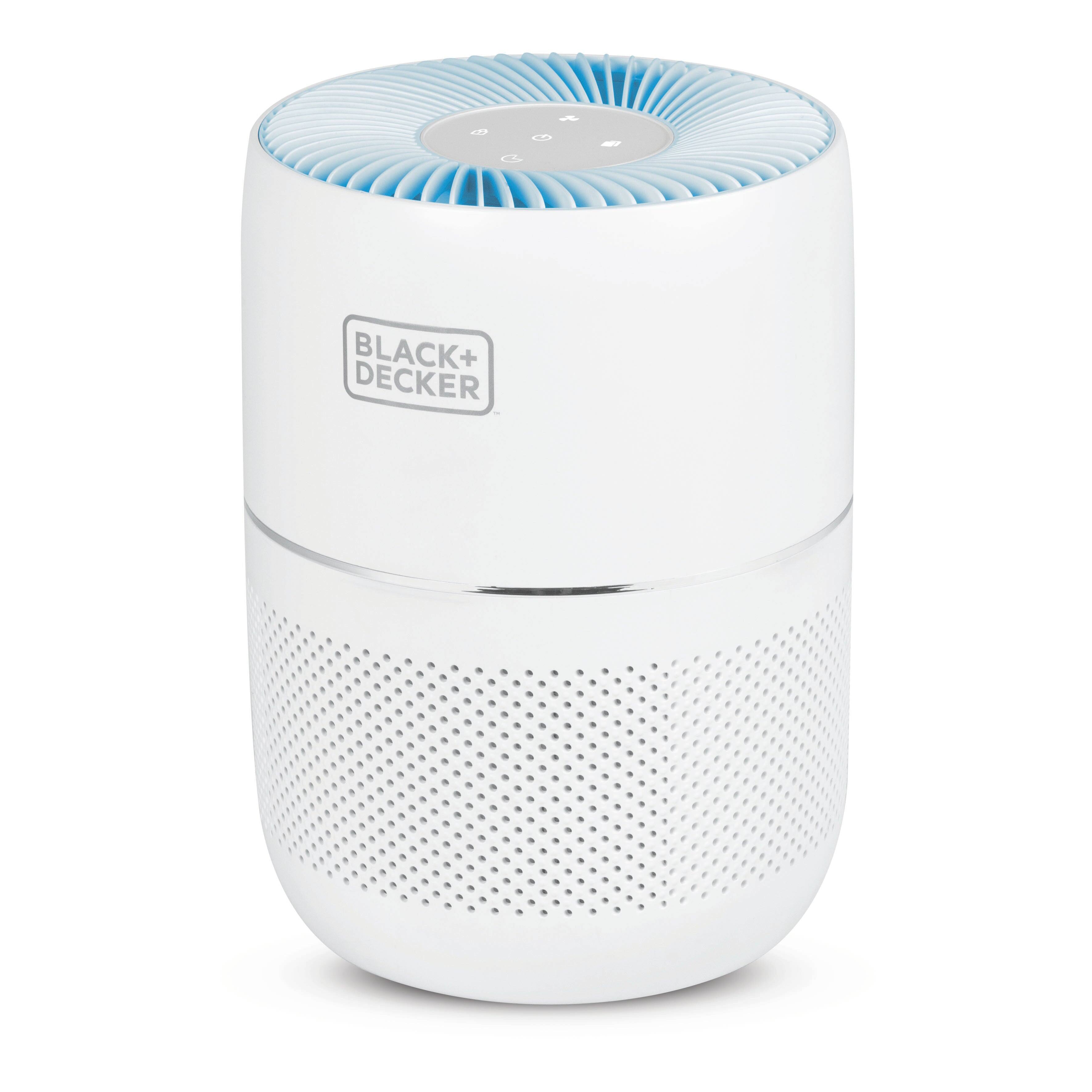 Black+Decker - Air Purifier with Indicator Lights - White