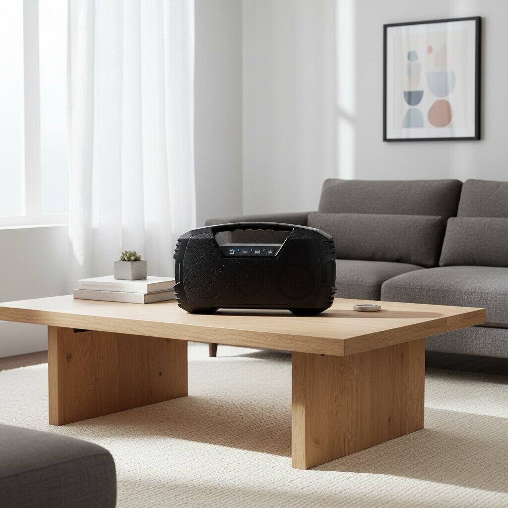 Alt View 1. Dazzed Corner - Waterproof Bluetooth Speaker, Portable Wireless Speakers with Subwoofer - Black.