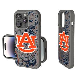 Keyscaper - NCAA - Auburn Tigers Paisley iPhone Soft Touch Case - 15 - Gray