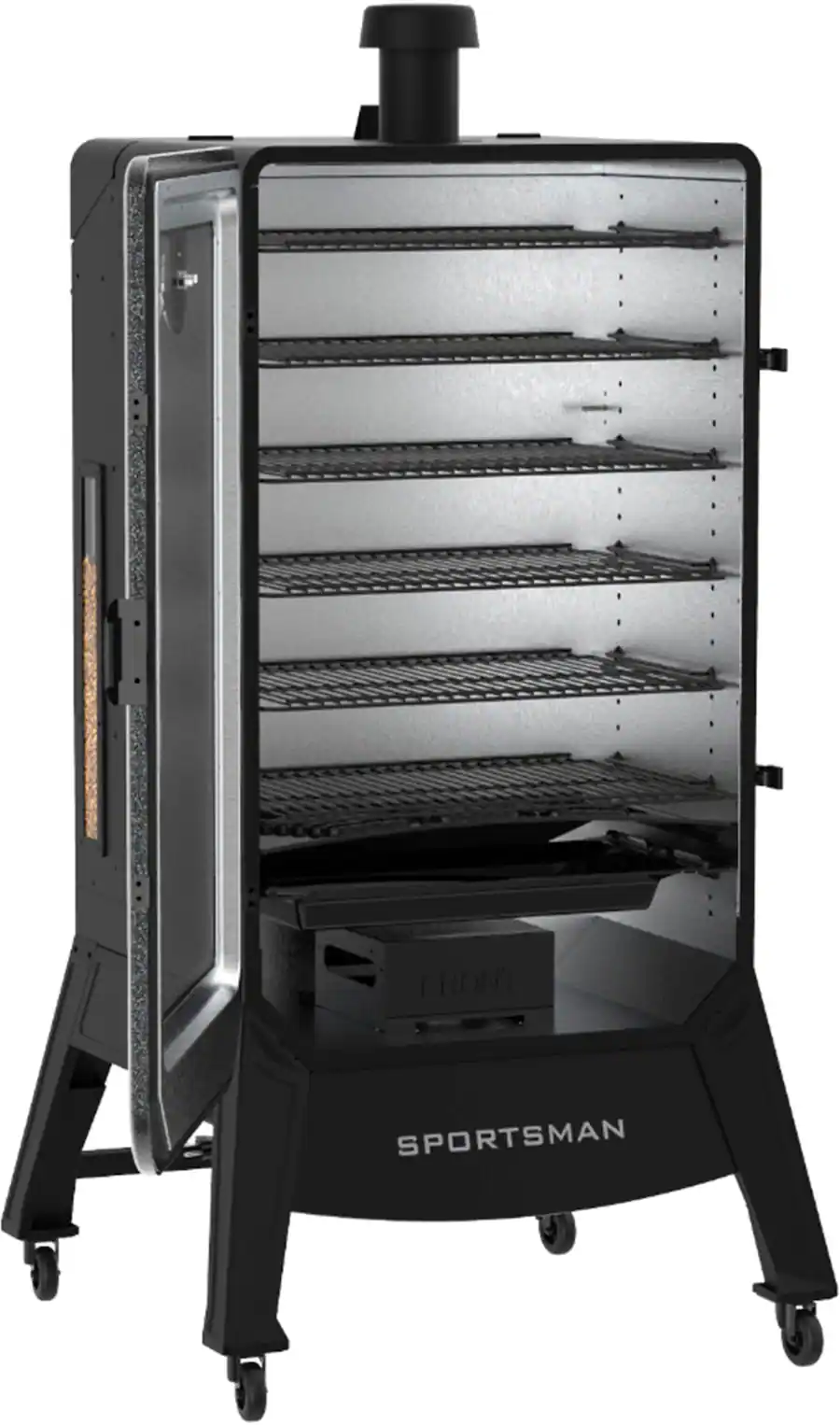 Pit Boss 7 Series Vertical Smoker Sportsman Gray 11110 - Best Buy