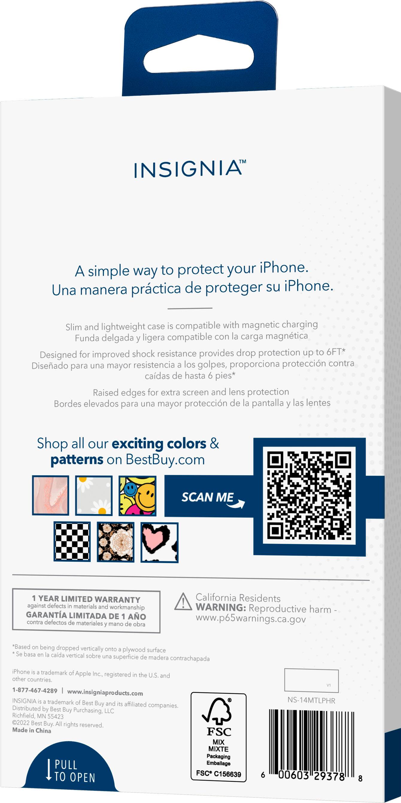 Alt View 13. Insignia™ - Hard-Shell Case for iPhone 14 Plus - Leopard Hearts.