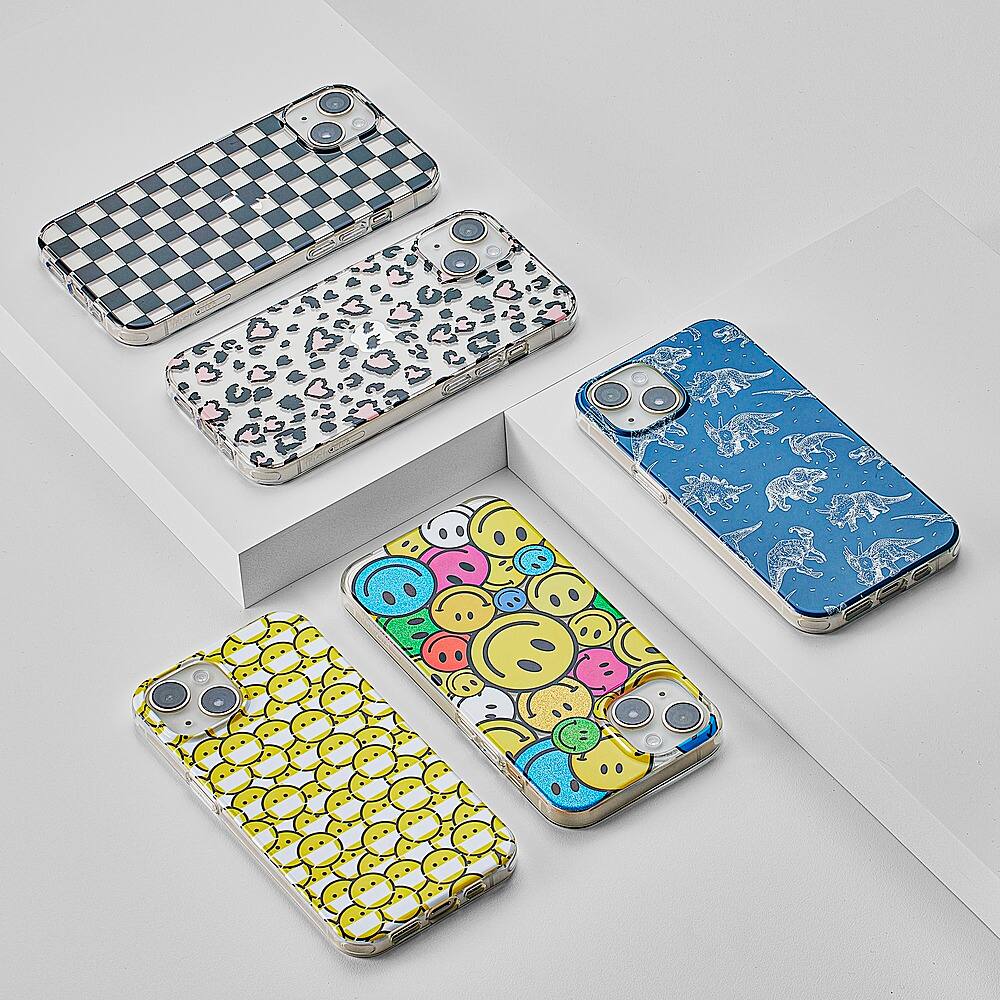 Alt View 16. Insignia™ - Hard-Shell Case for iPhone 14 Plus - Leopard Hearts.