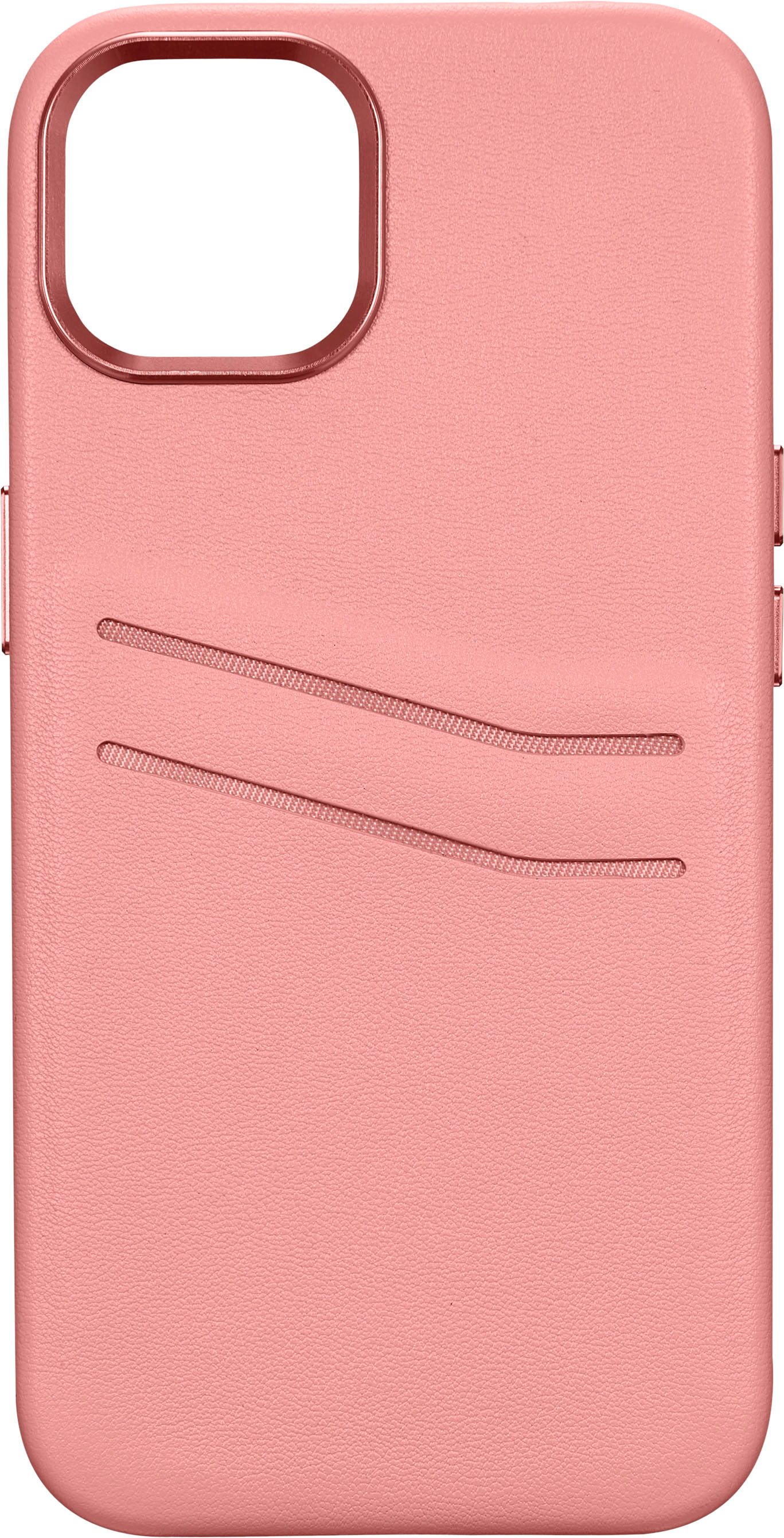 Insignia™ Leather Wallet Case for iPhone 14 and iPhone 13 Pink NS ...
