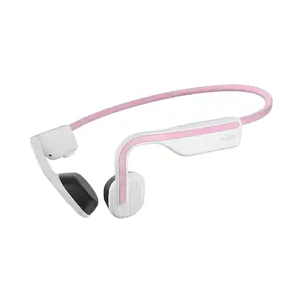 Front. Shokz - OpenMove Bone Conduction Open Ear Lifestyle/Sport Headphones - Pink.
