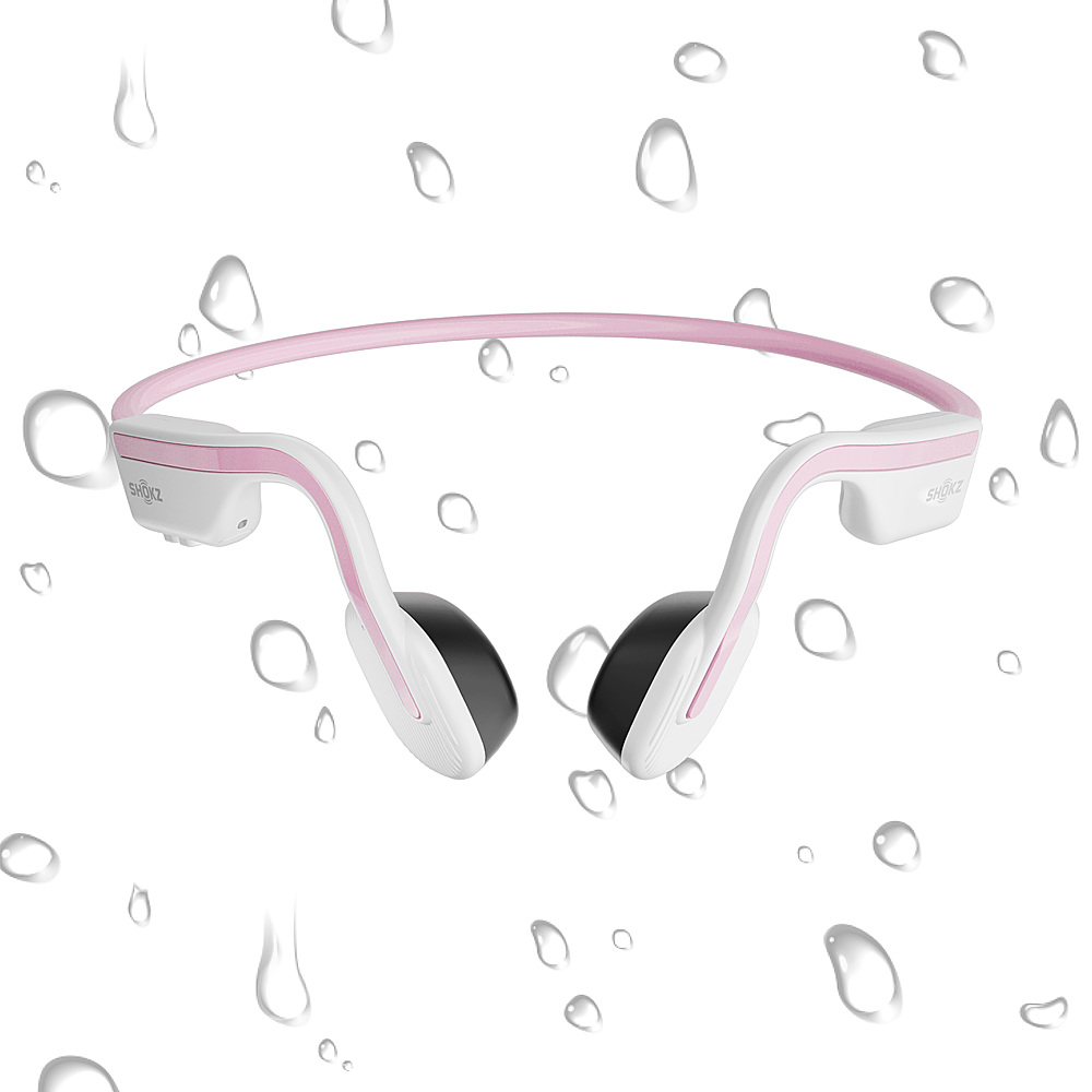 Angle View: Shokz - OpenMove Bone Conduction Open Ear Lifestyle/Sport Headphones - Pink