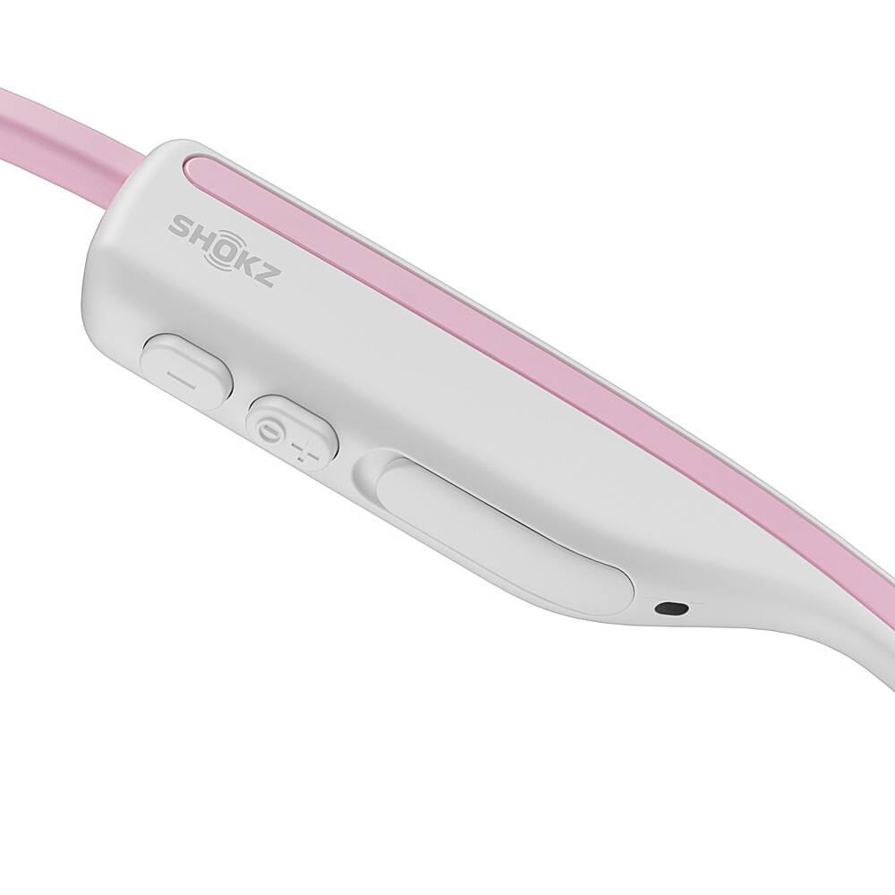 Alt View 11. Shokz - OpenMove Bone Conduction Open Ear Lifestyle/Sport Headphones - Pink.