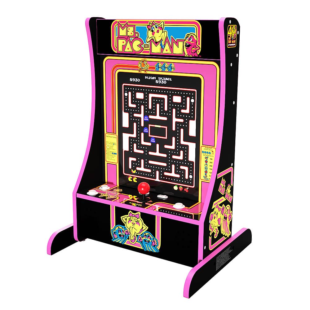 Arcade1Up - Ms Pac-Man PartyCade with Lit Marquee - Alt_View_Zoom_11