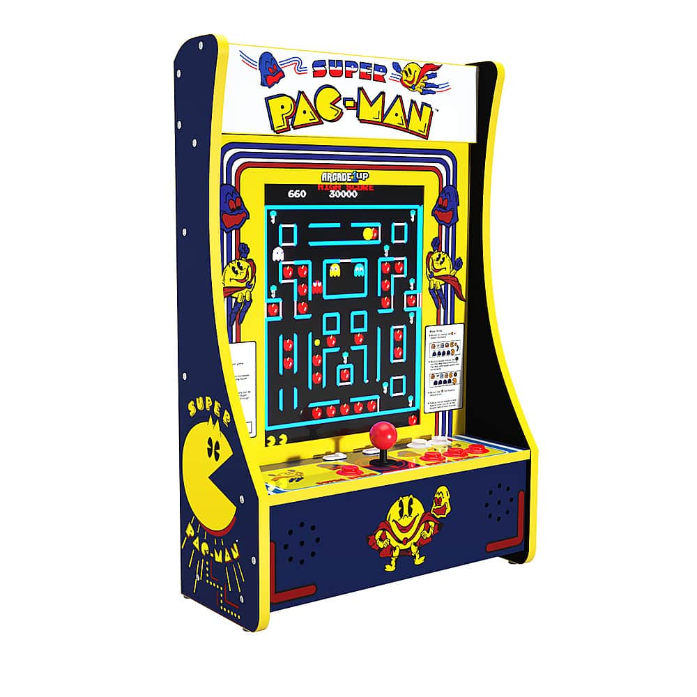 Questions And Answers: Arcade1Up Super Pac-Man Partycade With Lit ...