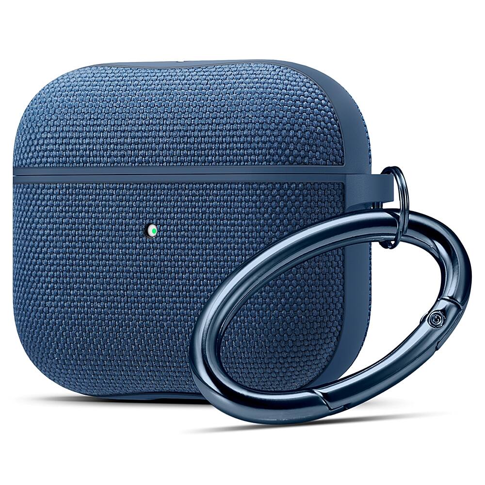 Front. Spigen - Urban Fit Case for Apple AirPods (3rd Generation) - Navy.