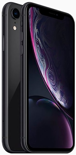 Front Zoom. Apple - Pre-Owned iPhone XR 64GB (Unlocked) - Black.