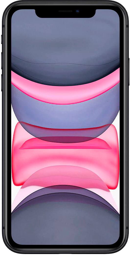 Alt View 1. Apple - Pre-Owned iPhone 11 64GB (Unlocked) - Black.