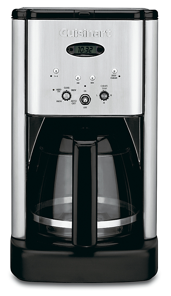 Cuisinart - Brew Central 12 Cup Programmable Coffeemaker - Stainless Steel
