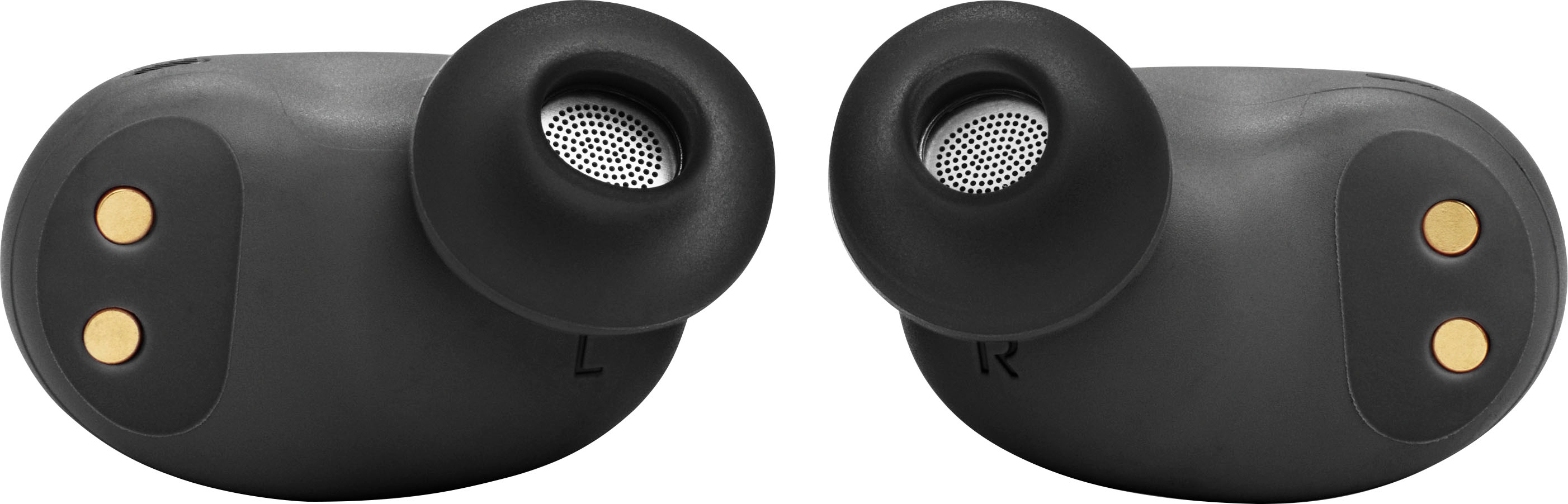 Left View: JBL - Endurance Peak True Wireless In-Ear Headphones - Black