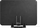 Front. Best Buy essentials™ - Amplified Ultra-Thin Indoor HDTV Antenna - 50 Mile Range - Black.