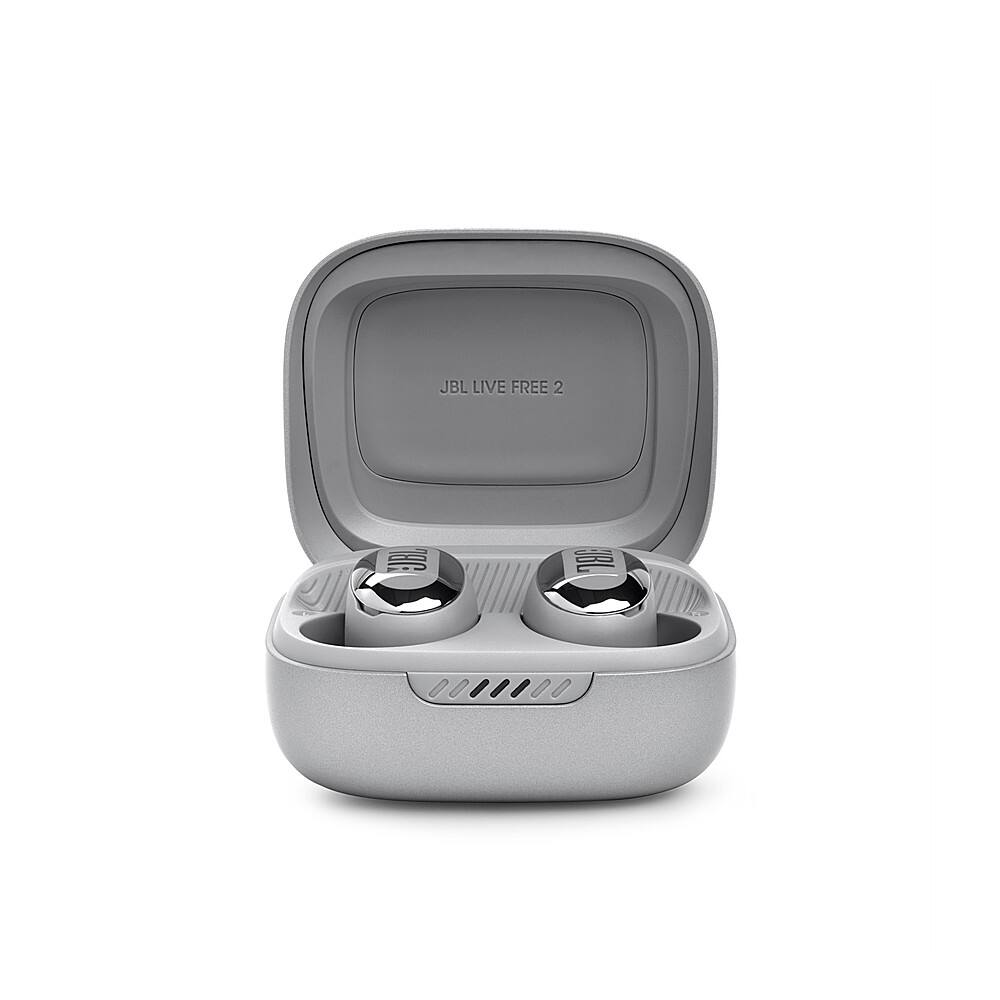 Alt View 11. JBL - Live Free 2 True Wireless Headphones - Silver.