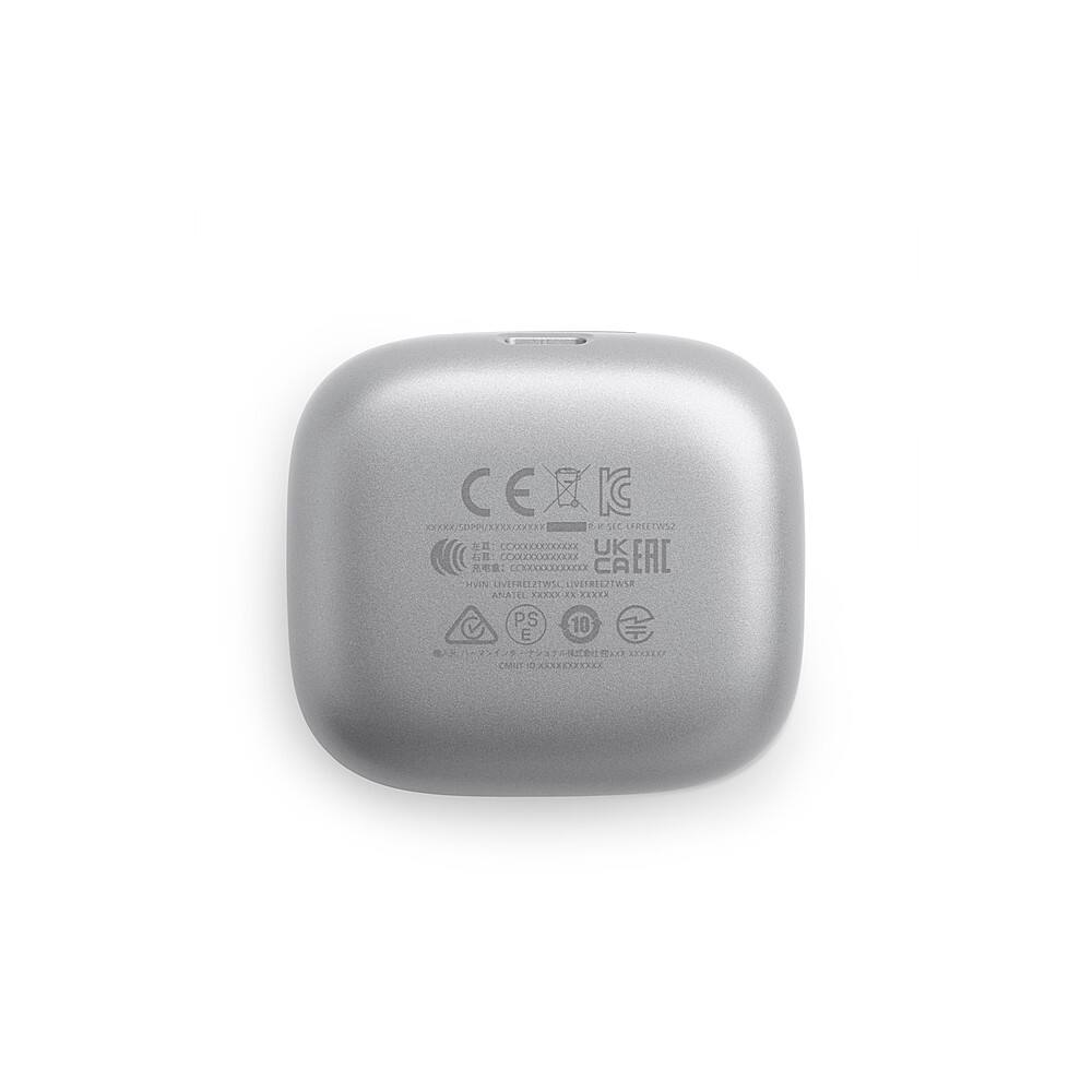Alt View 14. JBL - Live Free 2 True Wireless Headphones - Silver.