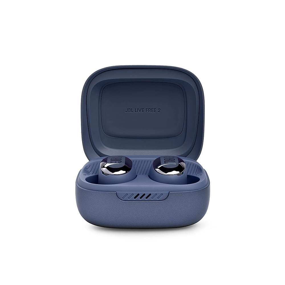 Alt View 11. JBL - Live Free 2 True Wireless Headphones - Blue.
