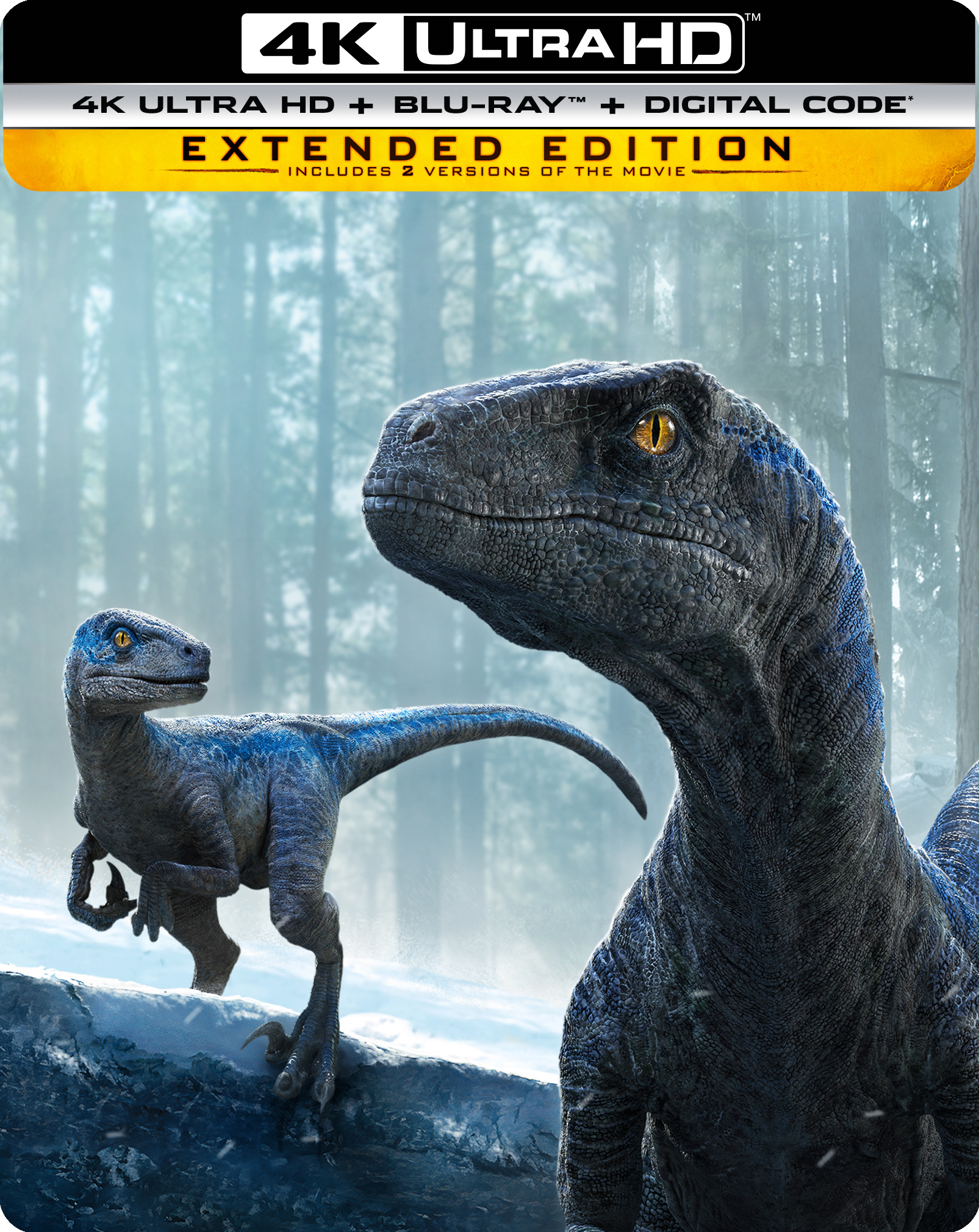 Jurassic World: Dominion [SteelBook] [Includes Digital Copy] [4K Ultra HD Blu-ray/Blu-ray] [2022]