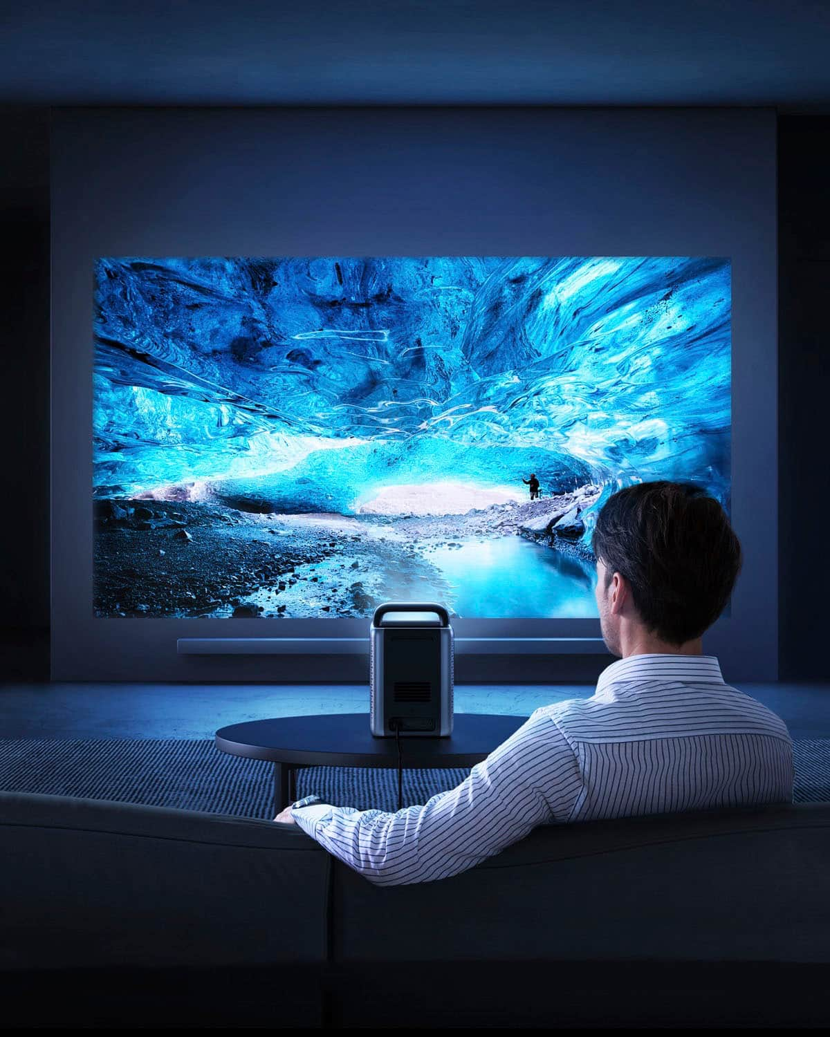 NEBULA Cosmos Laser 4K Projector, 1840 ANSI Lumen, Android TV 10.0 with  7000+ Apps, Autofocus, Auto Keystone Correction, Screen Fit, Home Theater  Image Quality, Outdoor Movie Projector With Bluetooth 