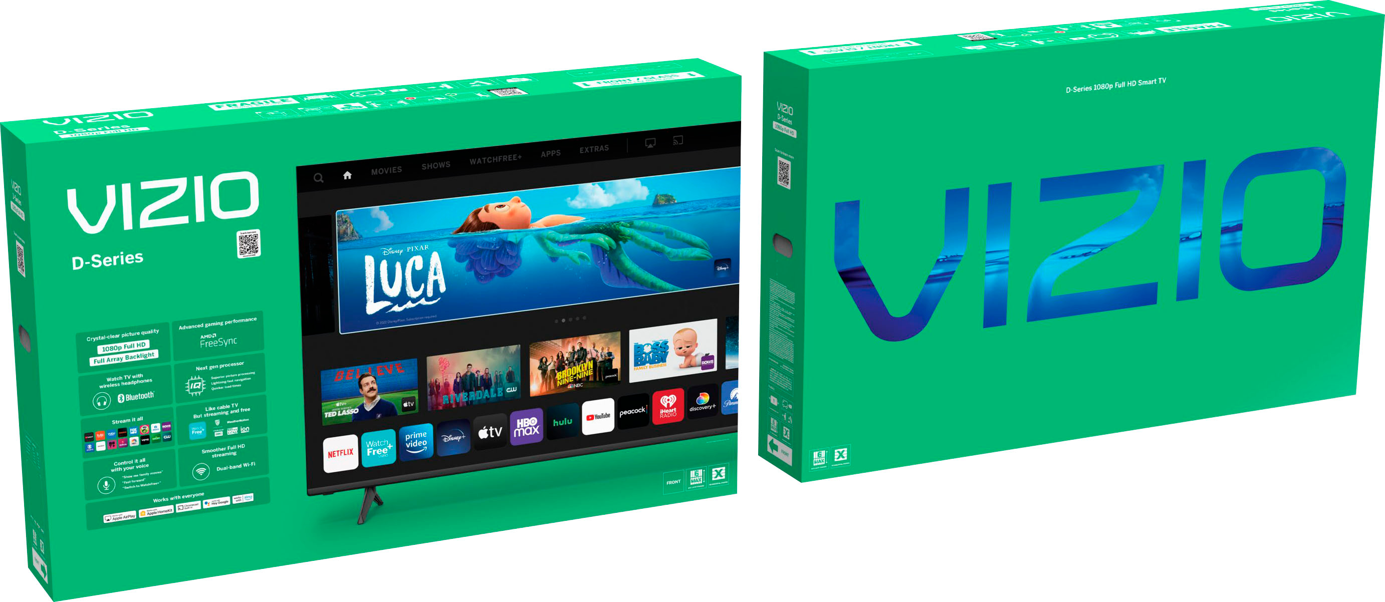  VIZIO 40 pulgadas D-Series Full HD 1080p Smart TV Chromecast  Canales de transmisión incorporados, D40f-J09, modelo 2021 (renovado) 40  pulgadas : Electrónica