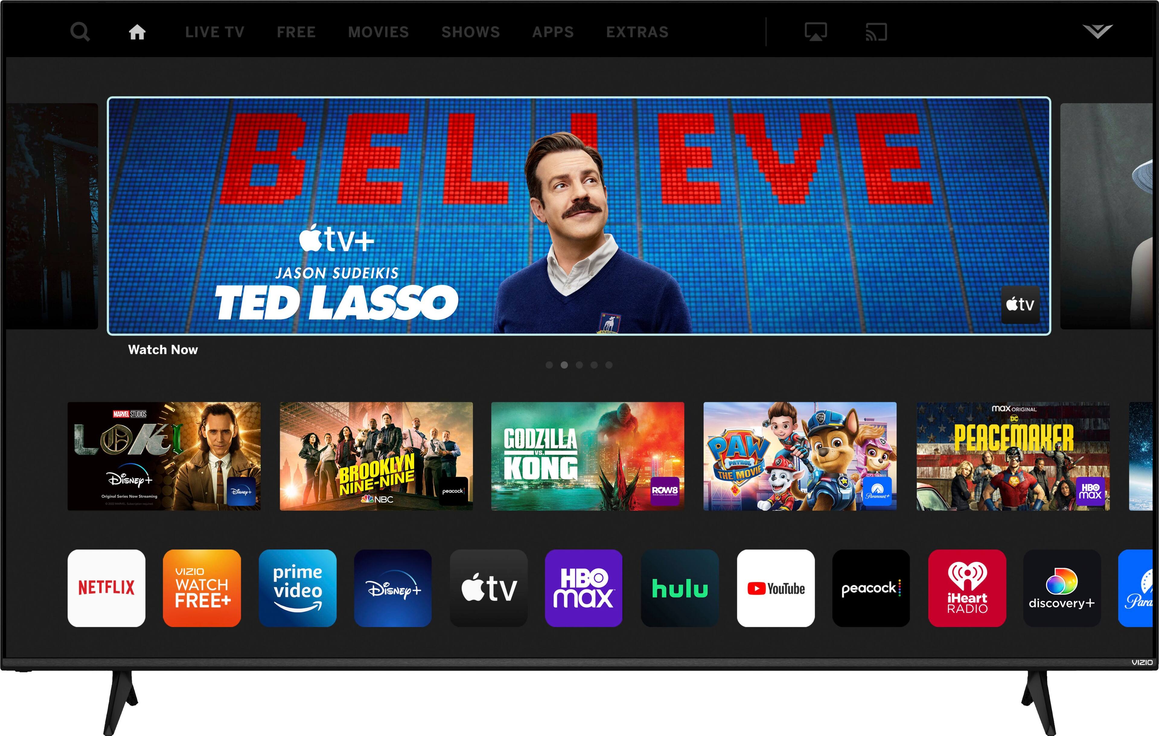 Front. VIZIO - 70" Class V-Series 4K LED HDR Smart TV - Black.