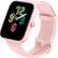 Front. Amazfit - Bip 3 Pro Smartwatch 42.9mm Polycarbonate Plastic - Pink.