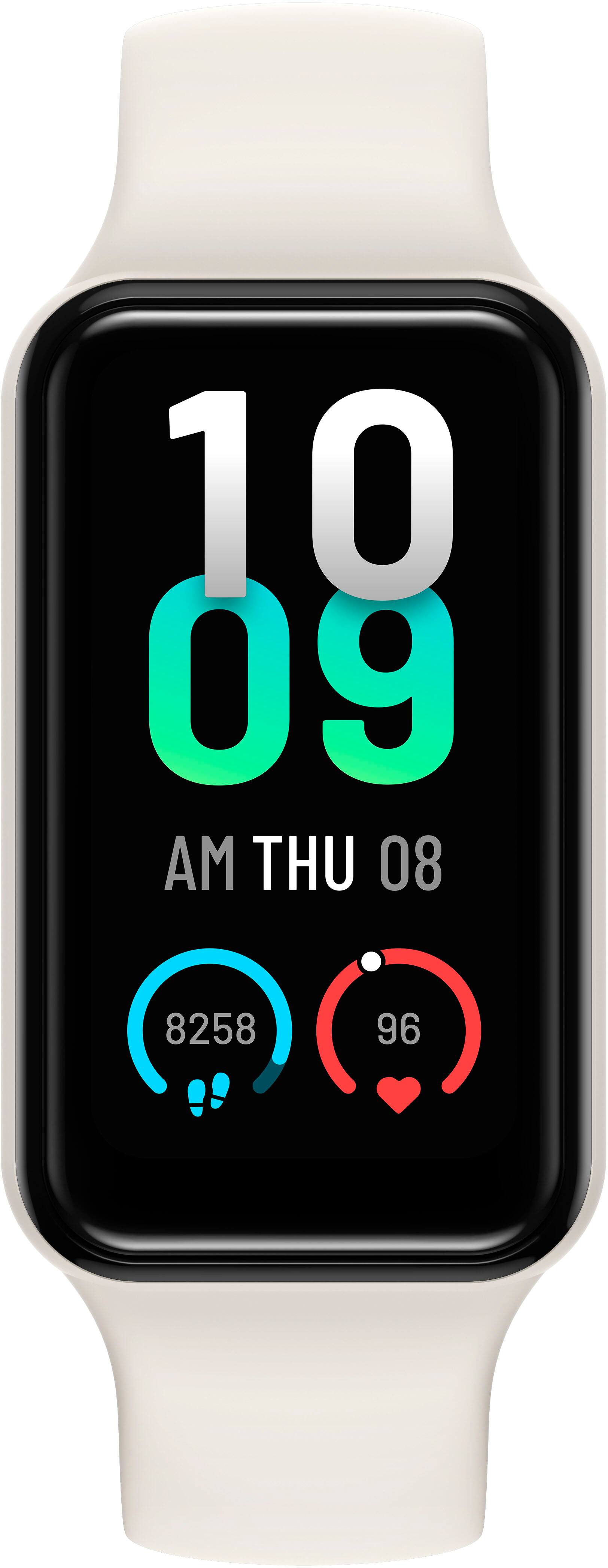 Left. Amazfit - Band 7 Activity and Fitness Tracker 37.3mm Polycarbonate - Beige.