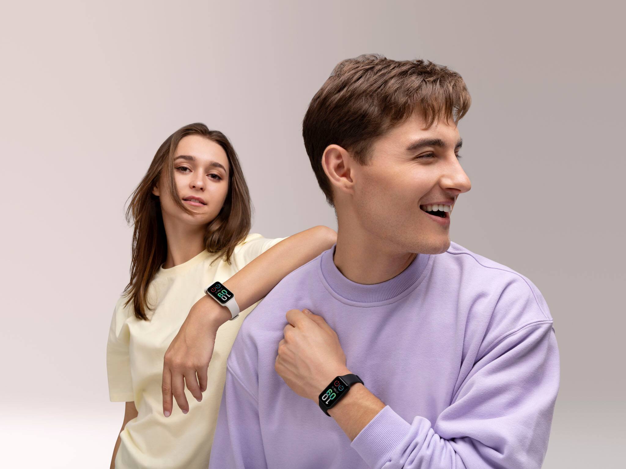 Alt View 11. Amazfit - Band 7 Activity and Fitness Tracker 37.3mm Polycarbonate - Beige.