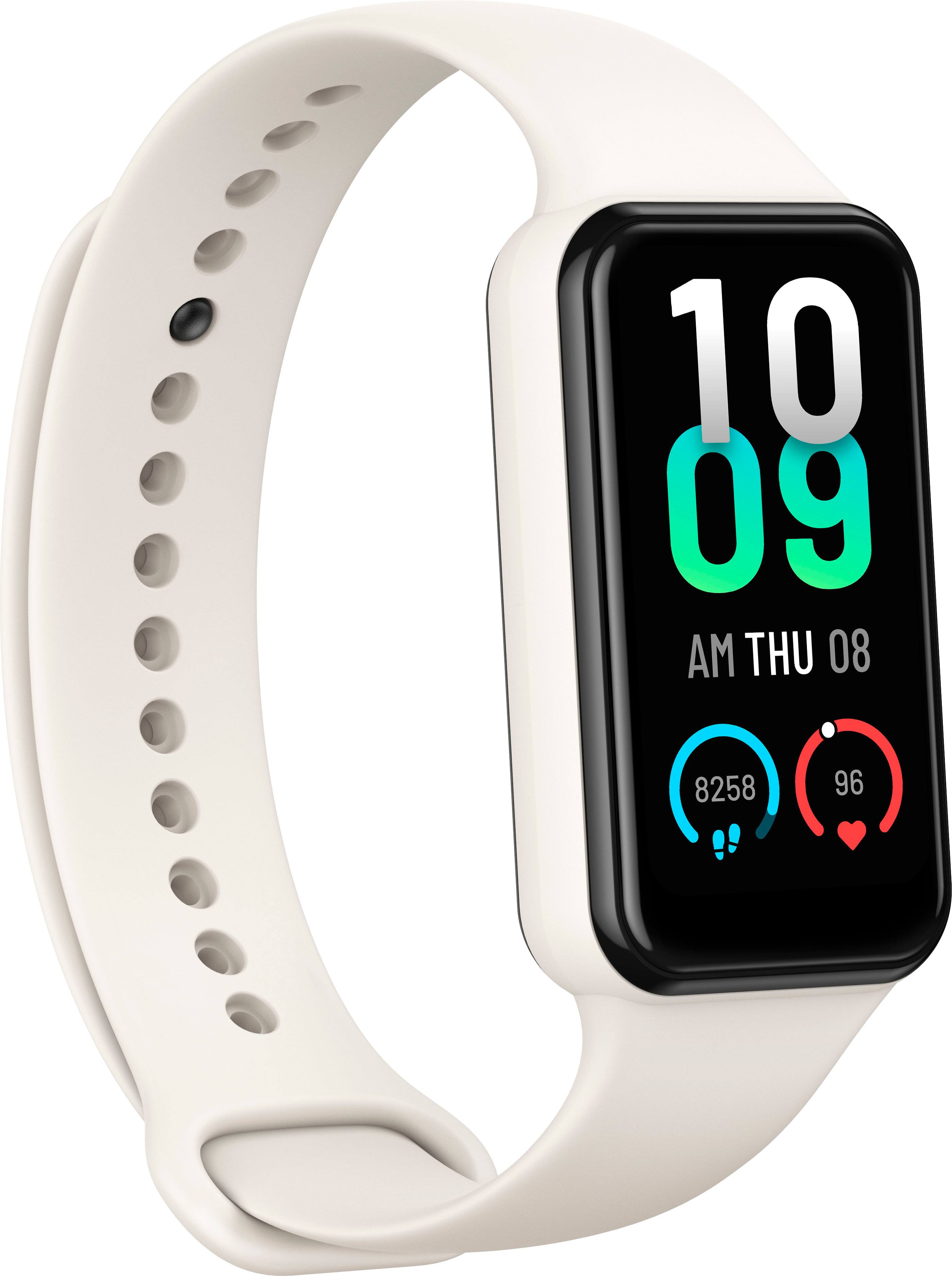 Back. Amazfit - Band 7 Activity and Fitness Tracker 37.3mm Polycarbonate - Beige.