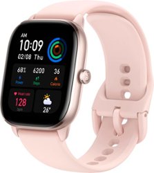 Amazfit - GTS 4 Mini Smartwatch - Flamingo Pink - Front_Zoom