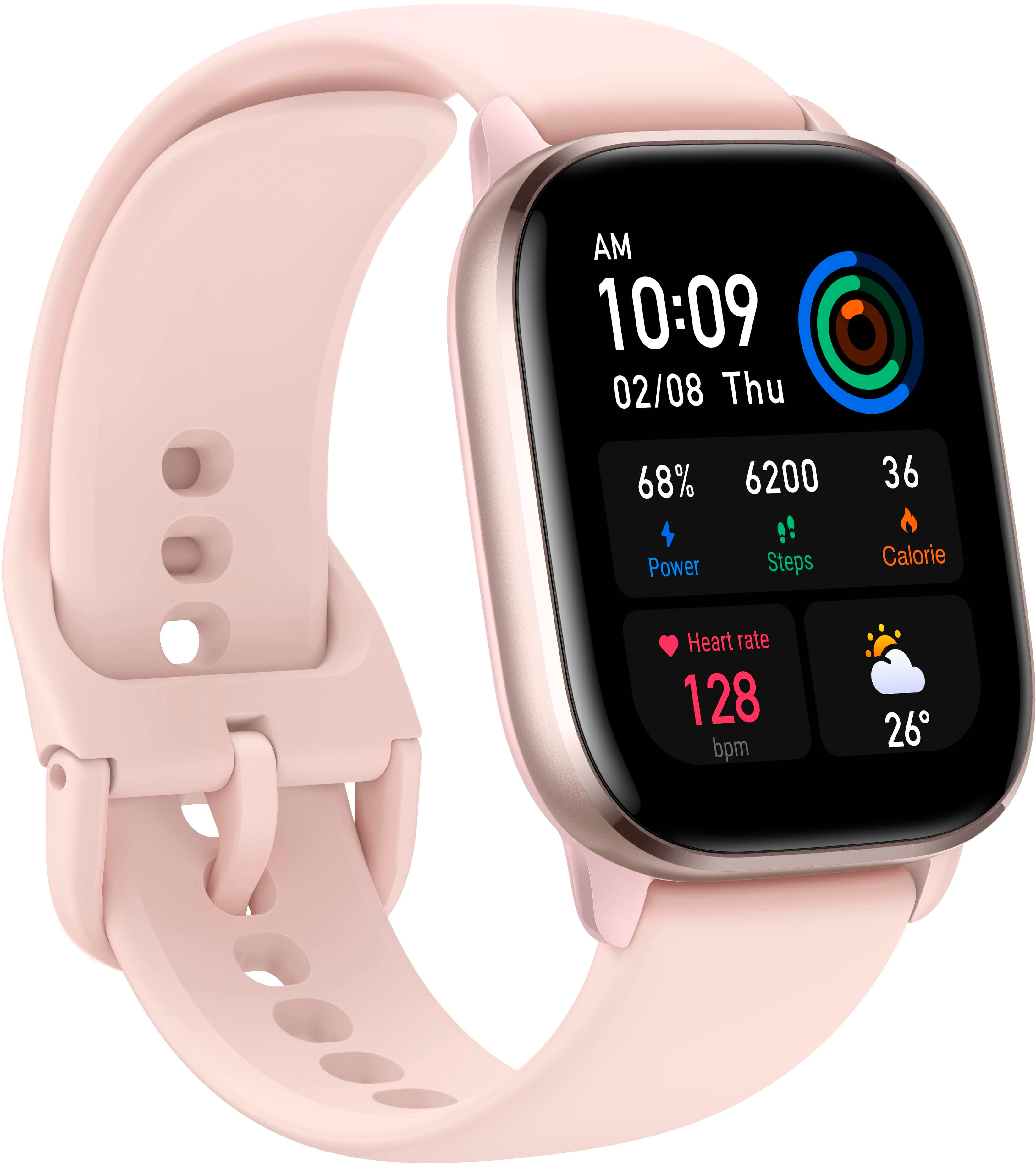 Novo Amazfit GTS 4 Smartwatch com Alexa Modos esportivos de 8 dias de vida  útil da bateria Smart Watch Zepp App para telefone Android IOS (Pink)