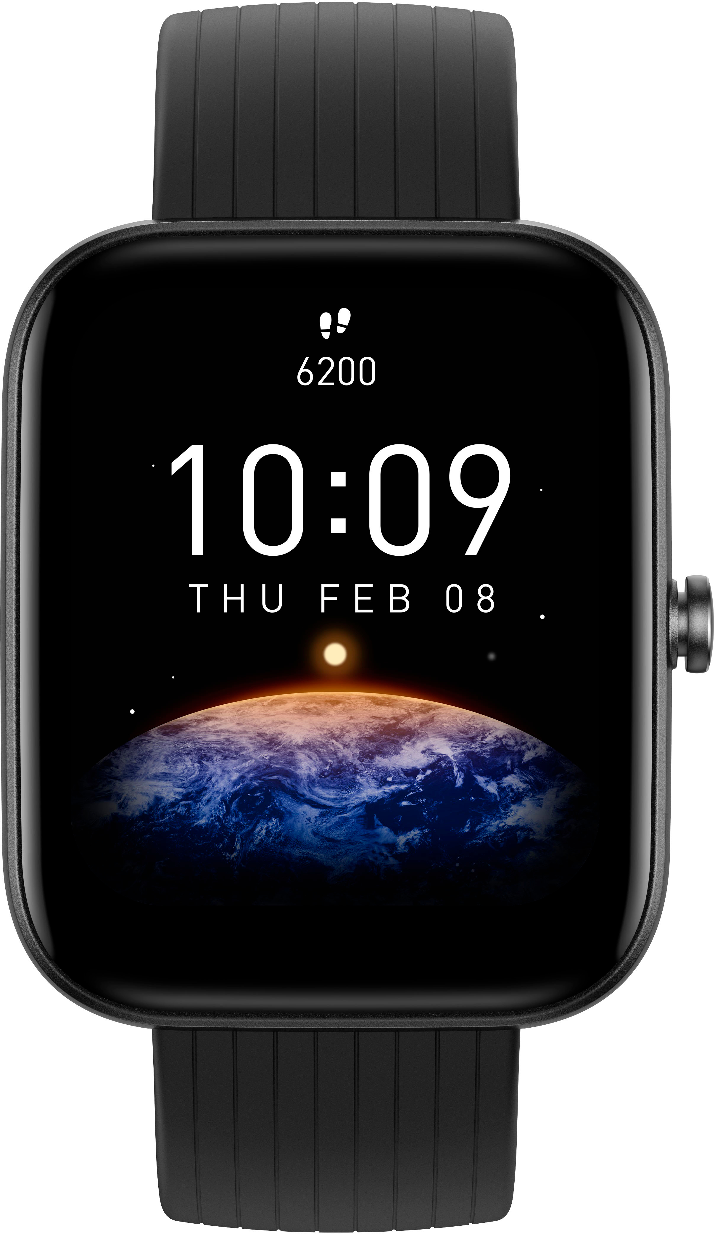 Amazfit Bip 3 Pro Smart Watch: 14-Day Battery Life - Black Silicone  watchband 
