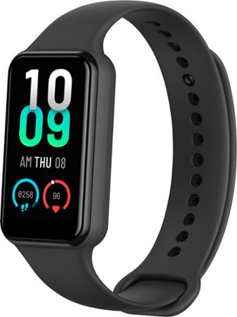 Amazfit - Band 7 Activity and Fitness Tracker 37.3mm Polycarbonate - Black