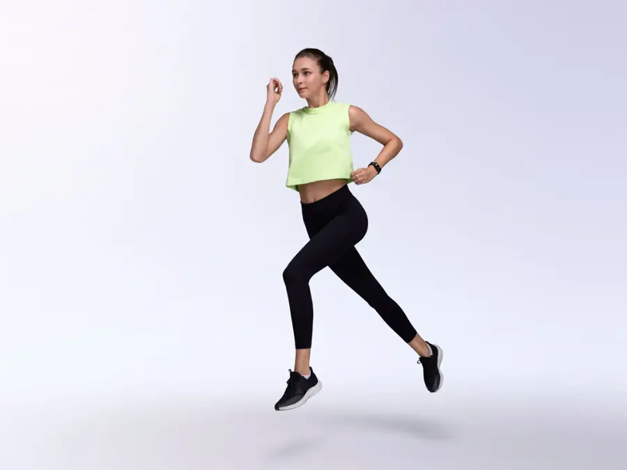 Alt View 5. Amazfit - Band 7 Activity and Fitness Tracker 37.3mm Polycarbonate - Black.