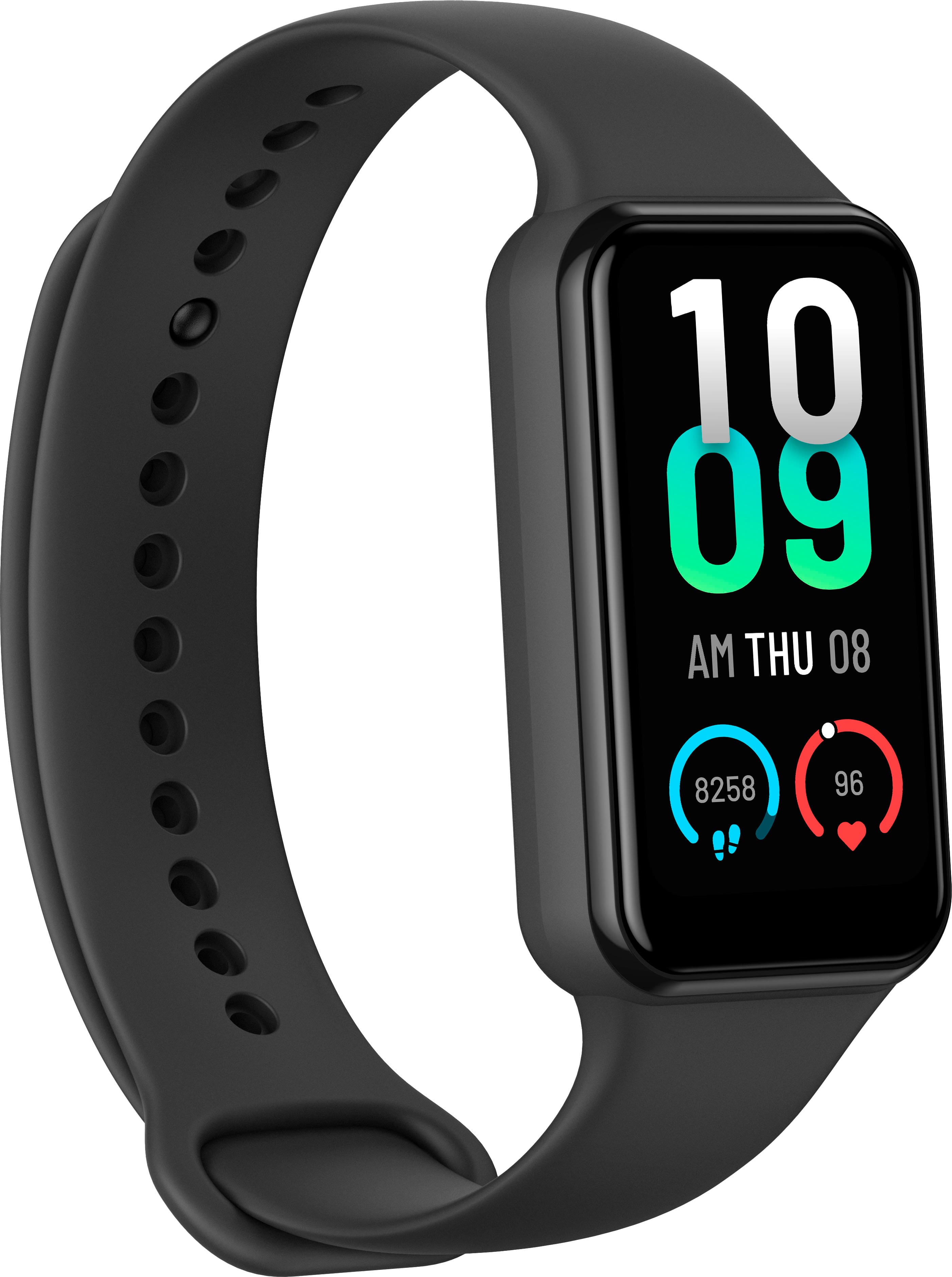 Back. Amazfit - Band 7 Activity and Fitness Tracker 37.3mm Polycarbonate - Black.